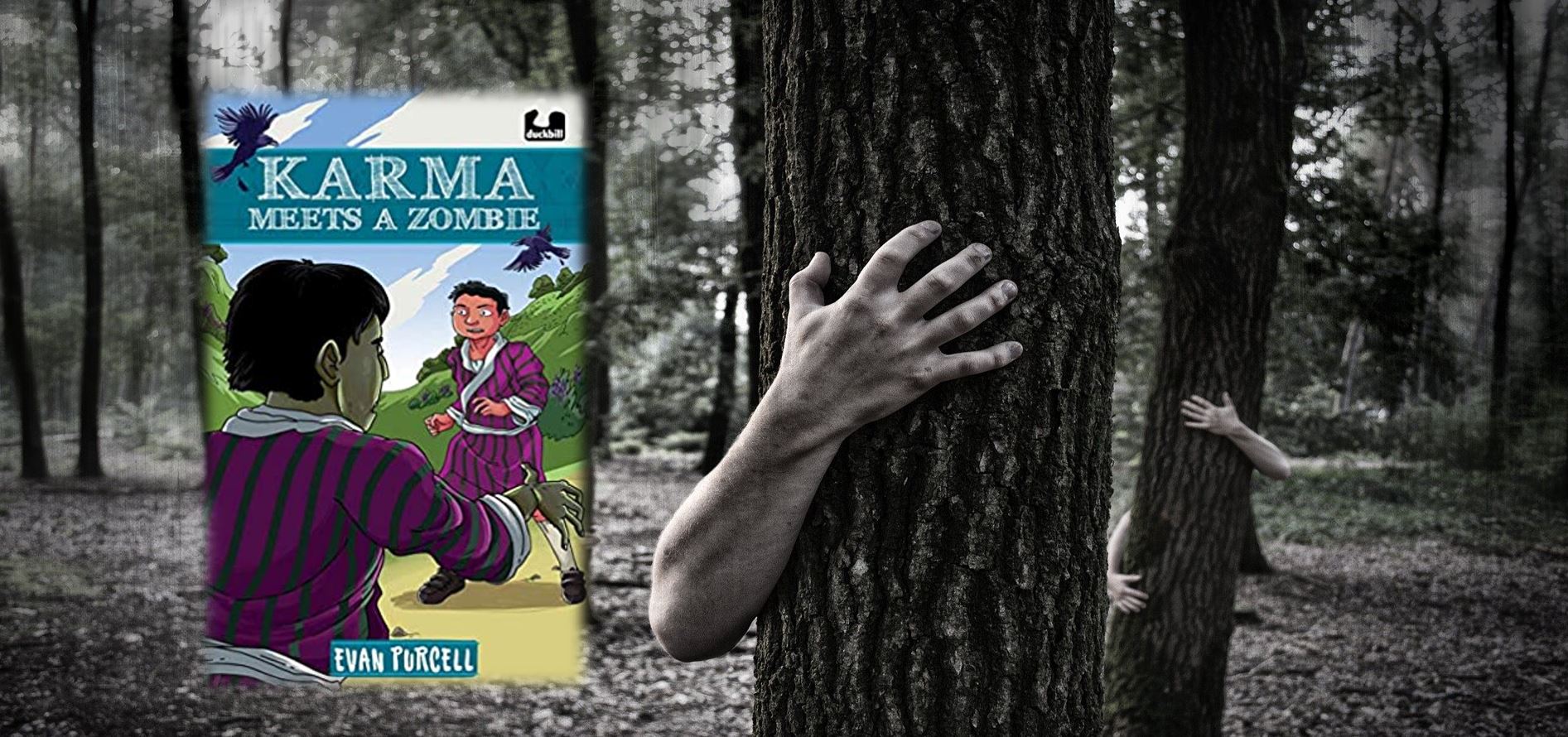 Book Review: Karma Meets A Zombie By Evan Purcell - Lavender Orchids